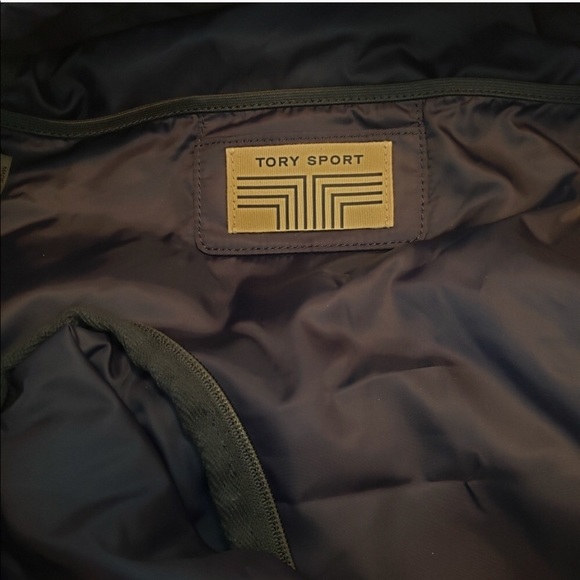 Auth Tory Burch Sport Chevron Packable Backpack - Picture 7 of 8